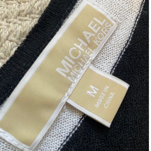 Michael Michael Kors Striped Sweater Tank Top Nautical Lightweight Classic - Picture 4 of 7